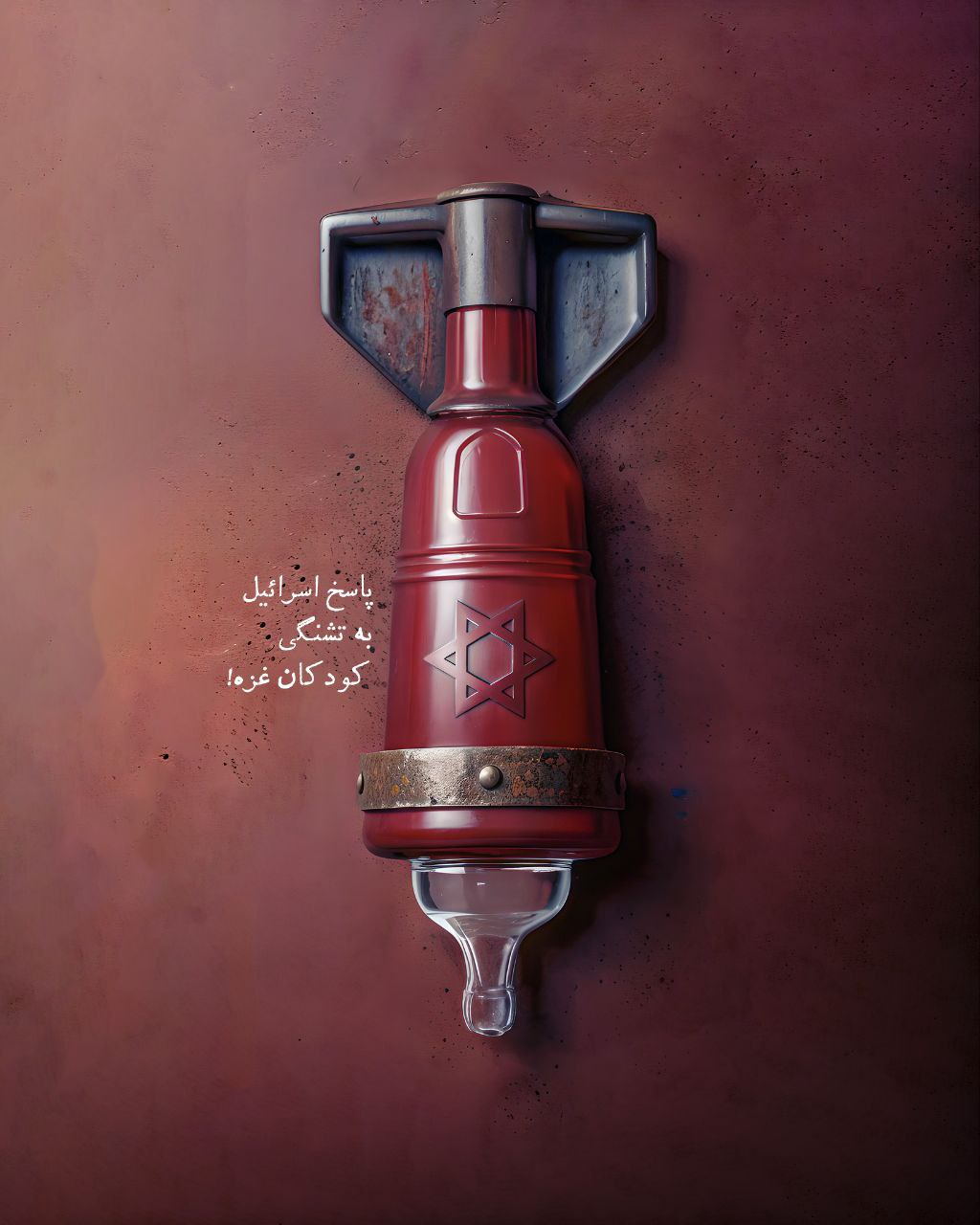 تشنگی کودکان غزه